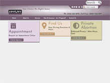 Tablet Screenshot of lovejoysurgicenter.com